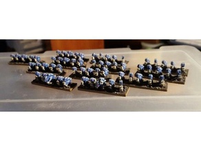 échelle épique tyranide genestealer broodlord proxy jeux 40k 6mm armageddon epic40k les miniatures dessus de table tyranides warhammer 3d print model - Mito3D