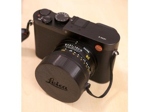 leica d copriobiettivo cordino in allegato la nuova versione fotocamera lenscap il tappo dell'obiettivo 3d print model - Mito3D