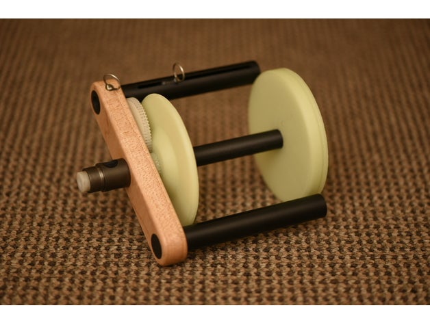 canette ashford rouet woolee enrouleur passe-temps la lendrum les moutons filature roue de laine fil 3D print model - Mito3D