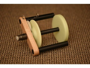 bobbin ashford spinning wheel woolee winder hobby lendrum sheep wool yarn 3d print model - Mito3D