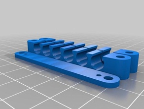 my customized ethernet cable manager parametric tool holders & boxes 3d print model - Mito3D