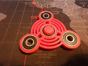 fidget spinner - wingnut2k 2 jouets & jeux jouet main 3d print model - Mito3D