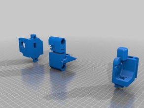 flsun i3 x z axis 70 mm redesign 3d printer parts prusa 3d print model - Mito3D