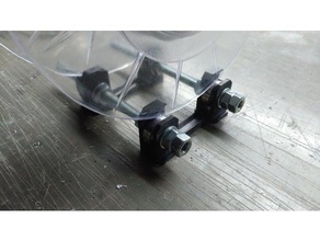 filament spool holder 608 bearing roller 3d Drucker Zubehör 608zz Lager stehen spool-Halter 3d print model - Mito3D