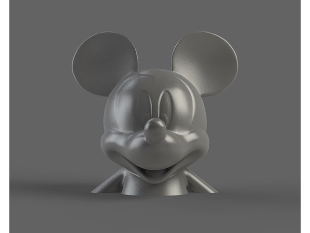 mickey mouse jouets & accessoires de jeux le buste disney disneyland figure mickeymouse figurine 3D print model - Mito3D