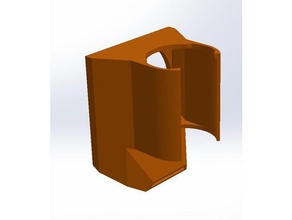 fan duct e3d extruder 3d printer accessories cooling fanduct shroud 3d print model - Mito3D
