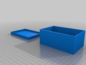 caixa 1 recipientes personalizado 3d print model - Mito3D