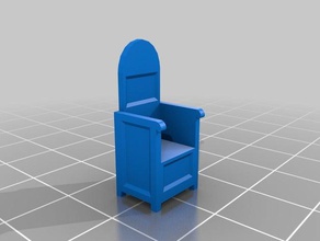 knight chair toy & game accessories dnd openforge playset 3d print model - Mito3D