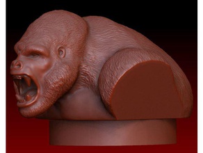 mighty joe kong Tiere gorilla 3d print model - Mito3D