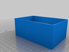 caixa 4 bund recipientes personalizado 3d print model - Mito3D