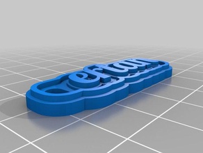 ertan Schlüsselanhänger kundengebundene 3d print model - Mito3D