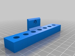 soporte de pared para mini limas portaherramientas y cajas 3d print model - Mito3D