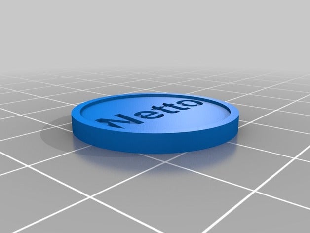 puce f r einkaufswagen pièces et badges la 3D print model - Mito3D