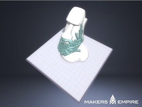 homme barbu art 3d print model - Mito3D