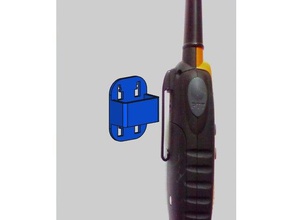 handheld radio smarthone gps mount hobby adapter cb freenet ham holder pmr smartphone 3d print model - Mito3D