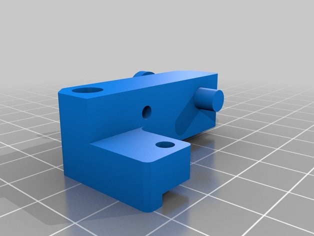 anet a8 extrudeuse moteur à bouton-poussoir L'imprimante 3d de pièces mise niveau 3D print model - Mito3D