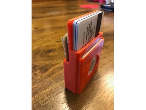 portafoglio flessibile filamento spazio di piastrelle accessori card cassa clip la carta credito del soldi money ninjaflex piastrella wallet 3d print model - Mito3D