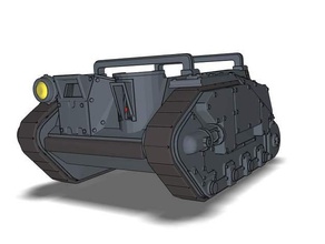 pegasus artillery tractor vehicles centaur tank warhammer warhammer40k 40000 40k 3d print model - Mito3D