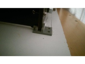 prusa i3 5mm plywood feet 3d printer accessories ctc screw 3d print model - Mito3D