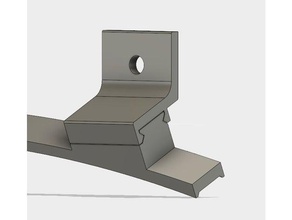 l-bracket t-nut fits led-strip holder v-slot reach3dprinter 3d printer accessories vslot 3d print model - Mito3D