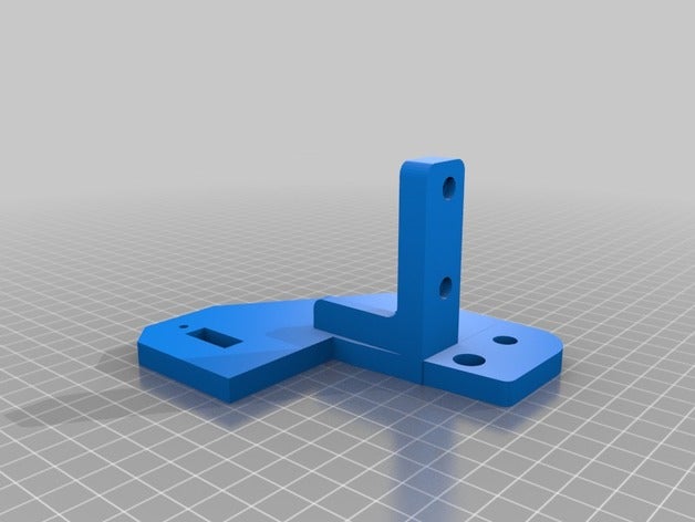 corner bracket motor mount 3d-drucken anet a8 bowden 3D print model - Mito3D