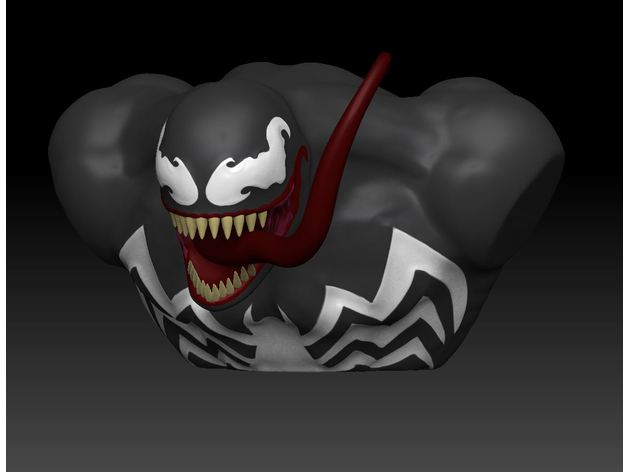 venom marvel character toy & game accessories spider spiderman 3D print model - Mito3D