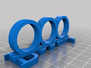 BART ring Ringe kundengebundene 3d print model - Mito3D