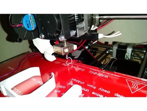 reprapguru cooler kit 3d printer parts 5015 blower fan duct cooling nozzle print 3d print model - Mito3D