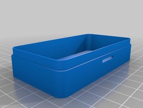benim özel kutusu menteşeli organizasyon özelleştirilmiş 3d print model - Mito3D
