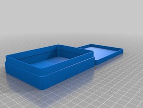 uno-Karten-box Container kundengebundene 3d print model - Mito3D