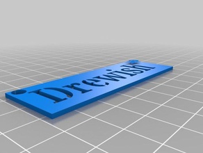 Schlüsselanhänger andrew f 3d-drucken 3d print model - Mito3D