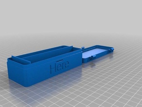 porta sigarette organização personalizado 3d print model - Mito3D