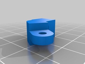conducto de refrigeración del brazo kossel mini efectoras Impresora 3d las piezas enfriamiento e3d e3dv6 efector 3d print model - Mito3D