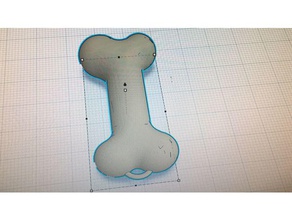 bone key ring pendant accessories dog dogtag keyring 3d print model - Mito3D
