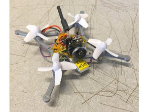 s3 stella ninja 2017 - indoor racing drone r c i veicoli fpv racer micro quadcopter nano quad frame la sicurezza di un terzo 3d print model - Mito3D