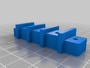 meu personalizada e configurável bloco terminal 2 eletrônica personalizado 3d print model - Mito3D