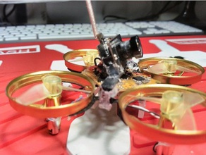 tinywhoop de carbone, cadre alu base support pour la caméra r c véhicules drone minuscule whoop 3d print model - Mito3D