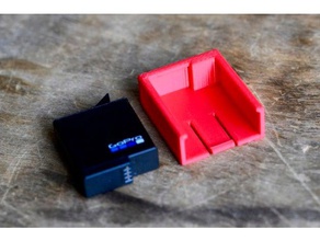 gopro hero5 hero6-Akku-case Kamera Batterie Fall 3d print model - Mito3D