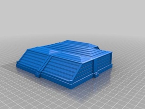 wodden house roof models 3d print model - Mito3D