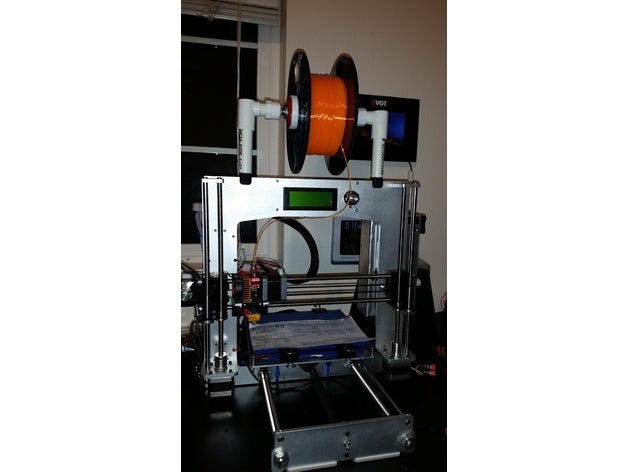 1 a 2 pollici di pvc connettore in filamento rack 6mm telaio slot Stampante 3d parti 3D print model - Mito3D