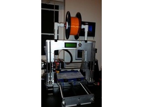 1 2 inch pvc connector filament rack 6mm frame slot 3d printer parts 3d print model - Mito3D