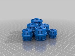 barril brinquedo & acessórios para jogos dnd miniatura tampo de mesa 3d print model - Mito3D