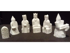 lewis chess also 3d print model - Mito3D