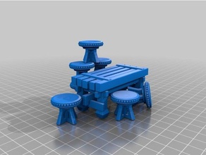 dışkı oyuncak & oyun aksesuarları dnd mobilya minyatür model masa üstü 3d print model - Mito3D