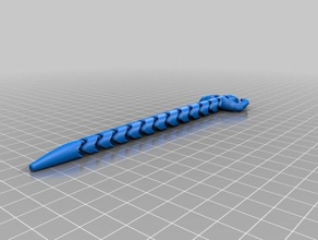 snakez fornidos brazos juguetes mecánicos 3d print model - Mito3D