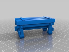 tavern table toy & game accessories dnd furniture miniature model tabletop 3d print model - Mito3D