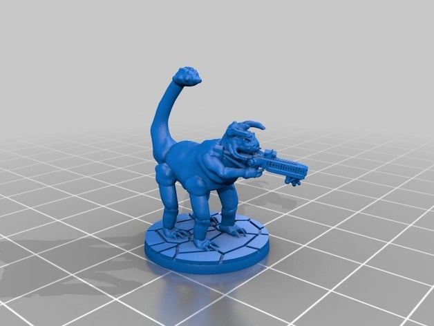 gretch di fanteria giochi e giocattoli 15mm in miniatura scifi wargame viandante 3D print model - Mito3D