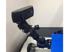 anet a8 focolaio gopro mount Stampante 3d accessori aggiornamento c920 logitech octoprint fotocamera timelapse video 3d print model - Mito3D