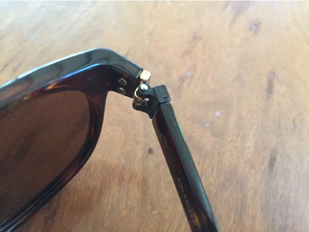glasses replacement arm hinge sunglasses 3D print model - Mito3D