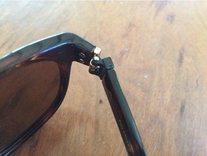 glasses replacement arm hinge sunglasses 3d print model - Mito3D